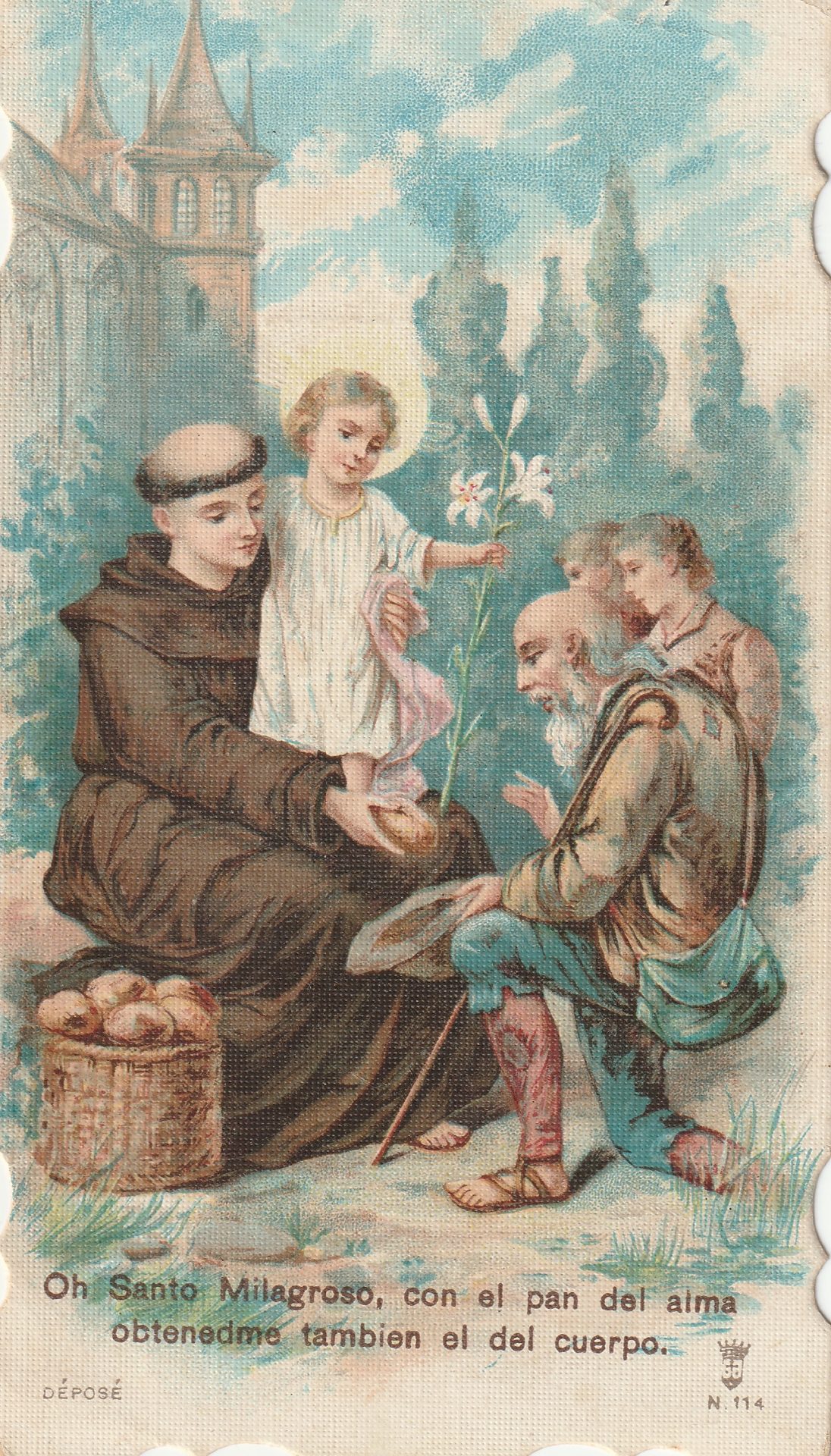Sant'Antonio dona il pane ai poveri