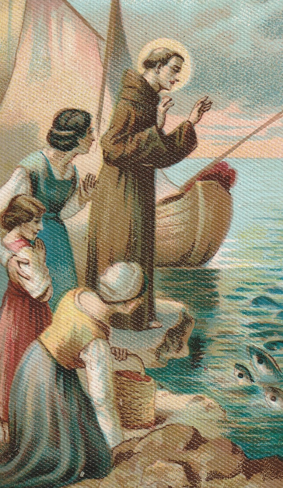 Sant'Antonio ed il miracolo della predica ai pesci